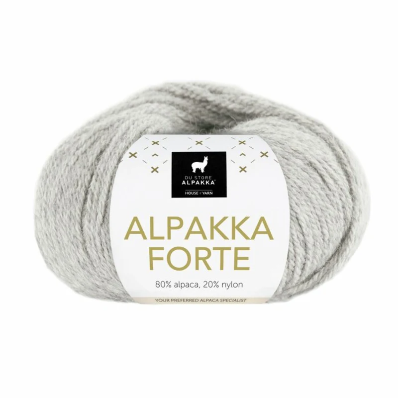 Du Store Alpakka Forte 716 Ljus grå melerad