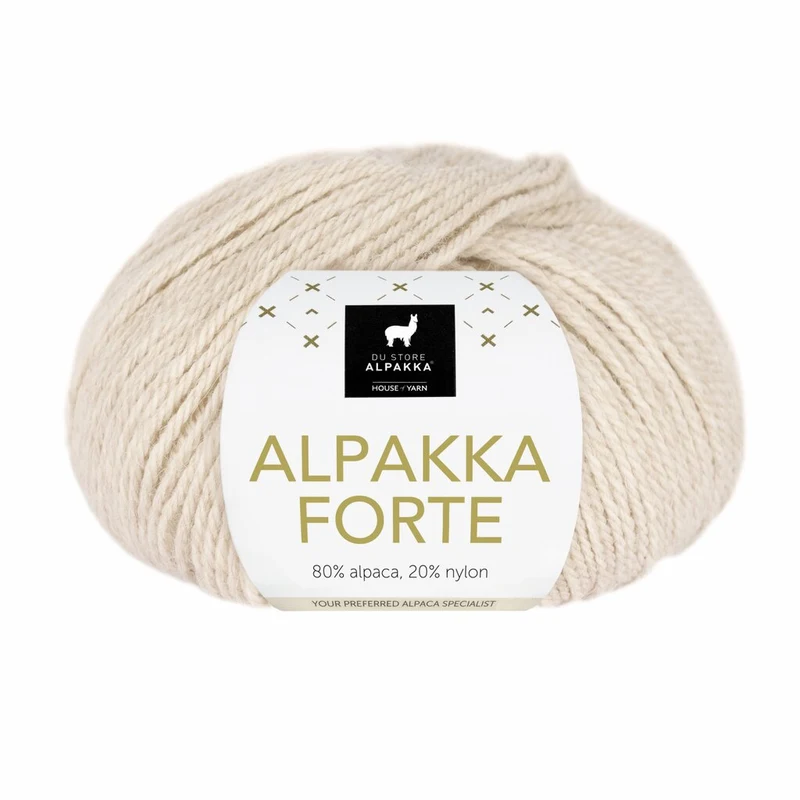 Du Store Alpakka Forte 701 Beige melerad