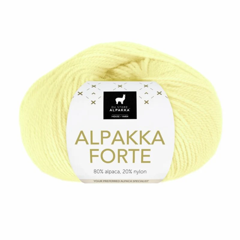 Du Store Alpakka Forte 747 Ljusgul