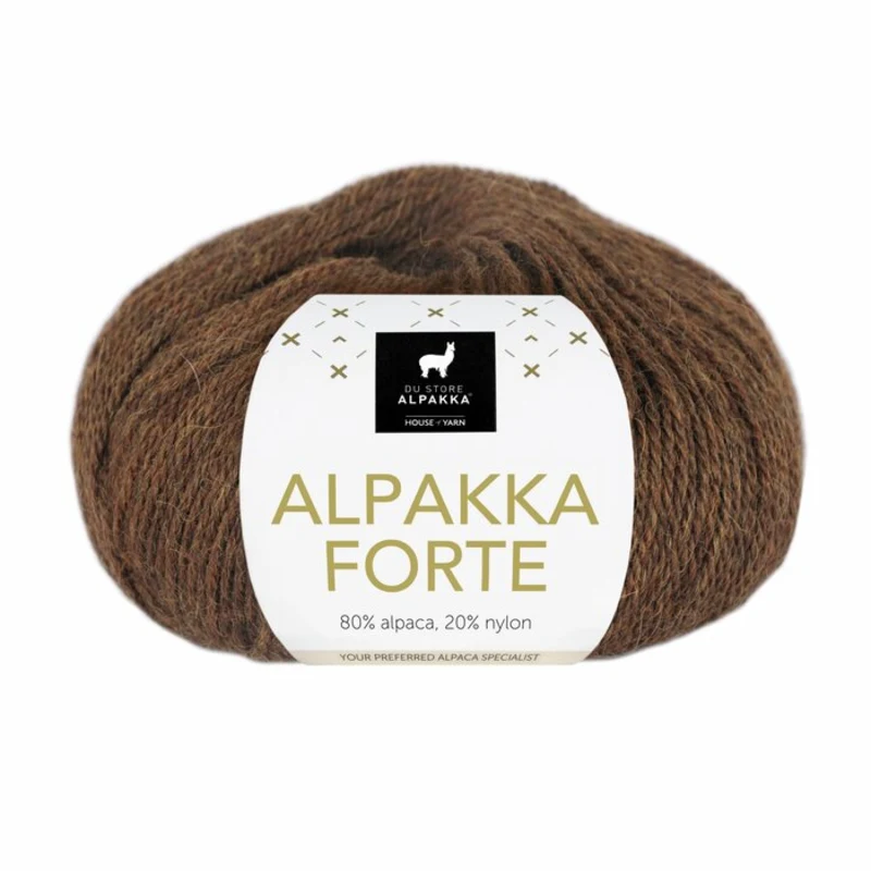 Du Store Alpakka Forte 709 Varm brun melerad