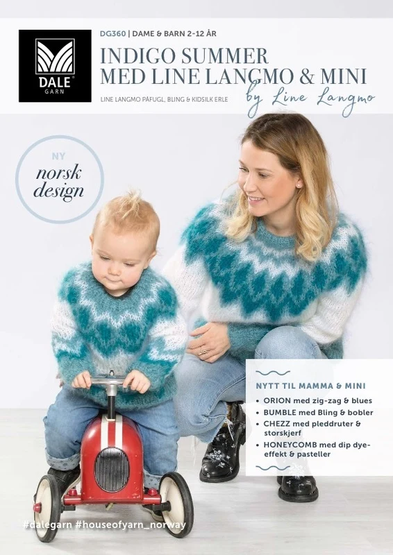 DG360 Indigo Summer med Line Langmo og Mini
