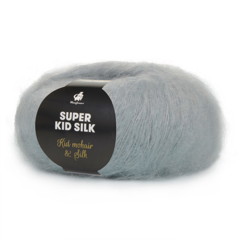 Mayflower Super Kid Silk 124 Grå