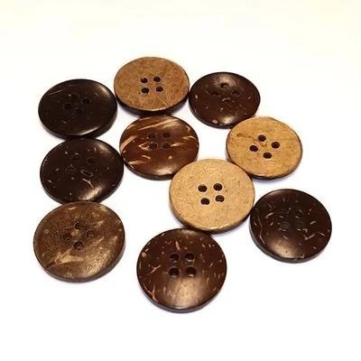 HobbyArts Kokosknappar 20 mm, 10 st