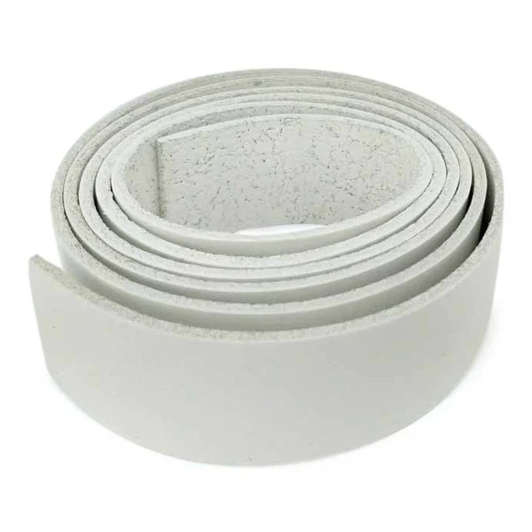 HobbyArts Läderrem, 115 cm, Vit