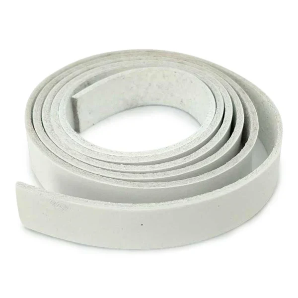 HobbyArts Läderrem, 115 cm, Vit