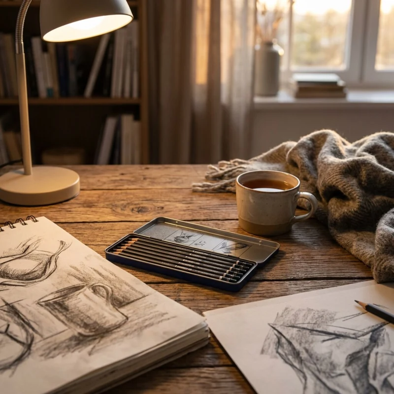 STAEDTLER Mars Lumograph skisspennor, 6 st – Huvudbild stängd