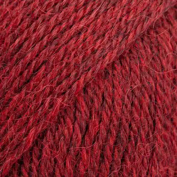 DROPS Alpaca 3650 Röd Melerad (Mix)