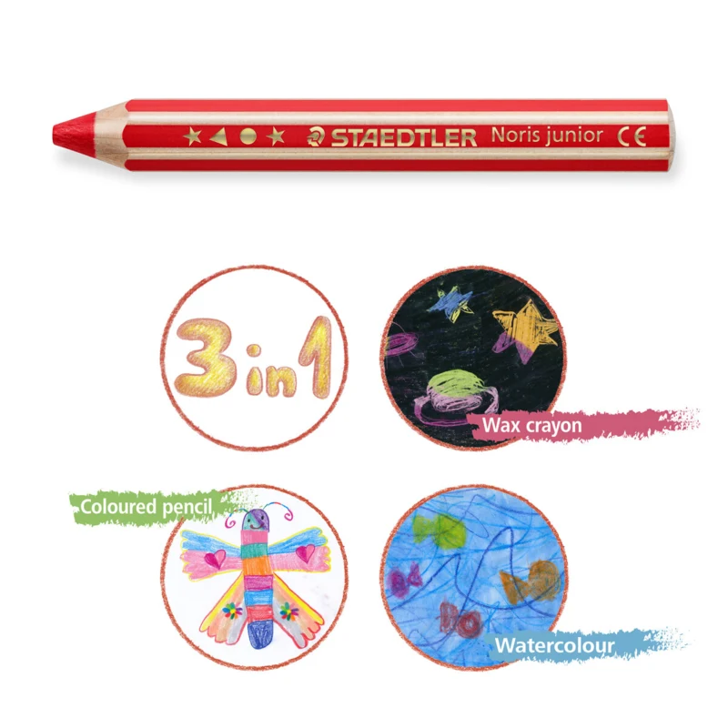 STAEDTLER Buddy 3-i-1 färgpennor, 18 st – Picto2