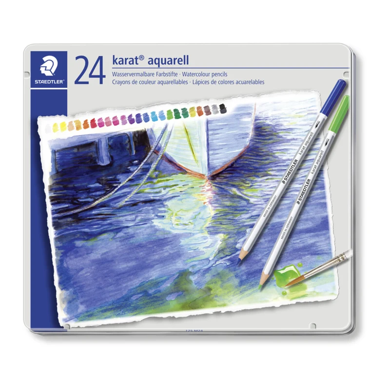 STAEDTLER Karat Aquarell, 24 st – Huvudbild stängd