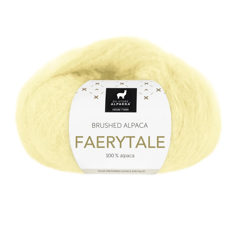 Du Store Alpakka Faerytale 819 Ljusgul