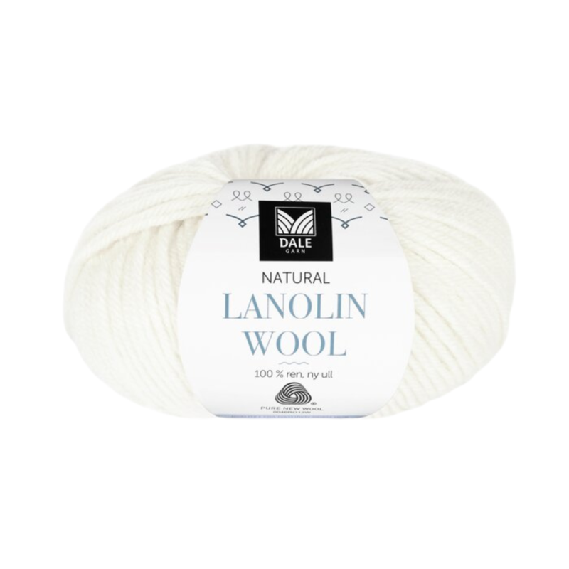 Dale Lanolin Wool 1438 Vit