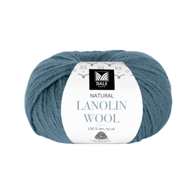 Dale Lanolin Wool 1429 Mörk denim