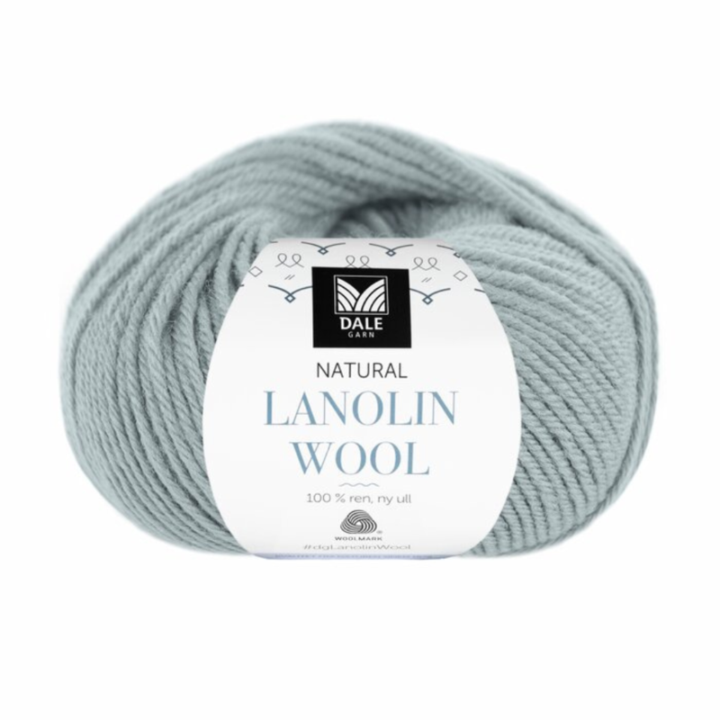 Dale Lanolin Wool 1461 Puderblå