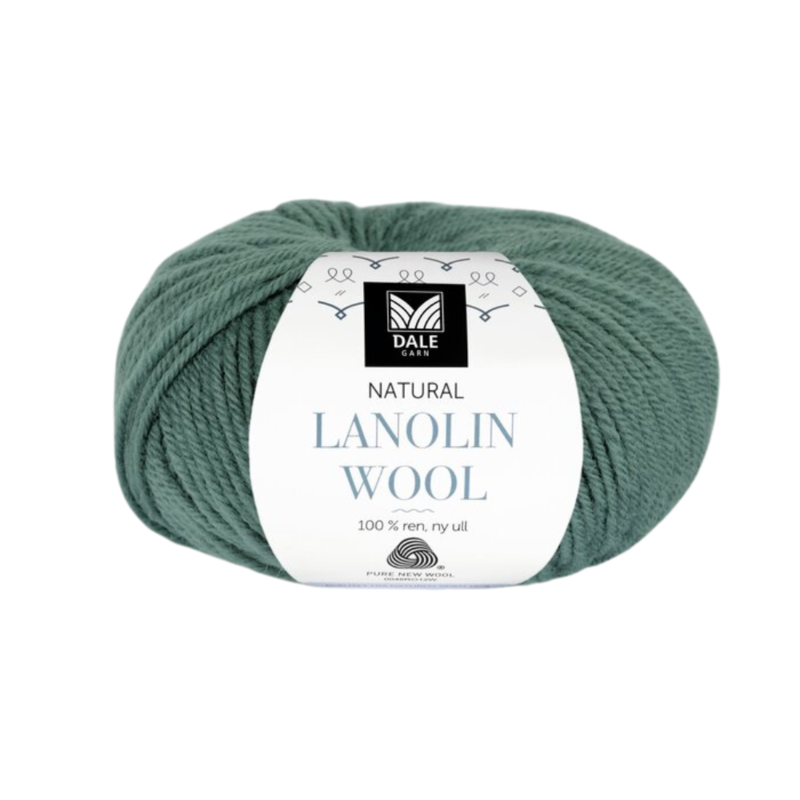 Dale Lanolin Wool 1430 Grågrön