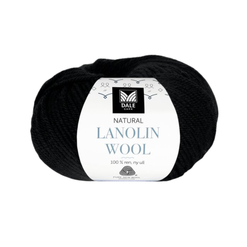 Dale Lanolin Wool 1404 Svart