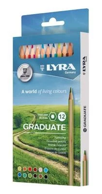 Lyra Graduate Färgpennor, 12 st