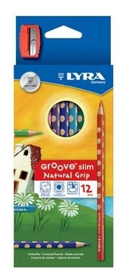 Lyra Groove Slim Färgpennor, 12 st