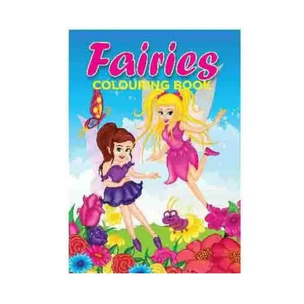 Målarbok A4 Fairies, 16 sidor