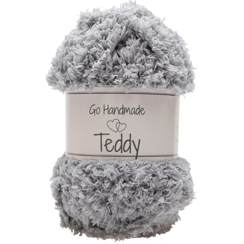 Go Handmade Teddy 17347 Ljus grå