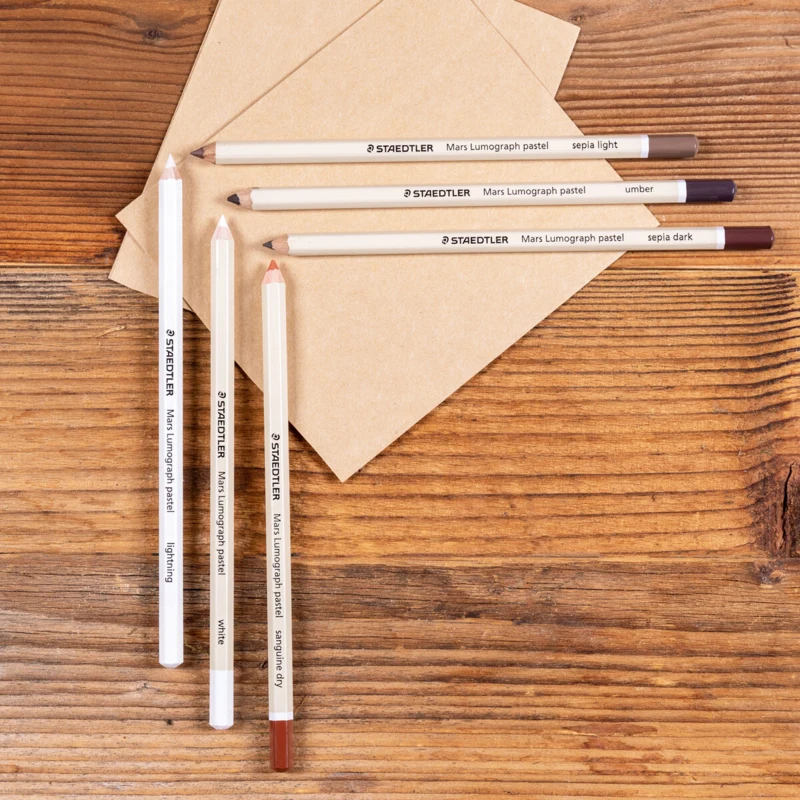 STAEDTLER mars lumograph pastellpennor, 6 st – P-SBK6