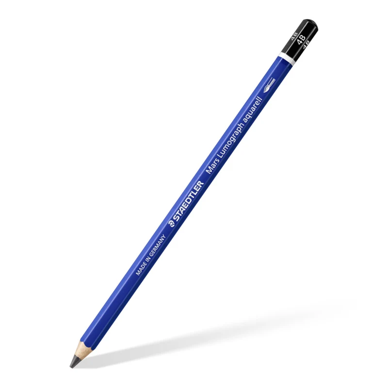 STAEDTLER mars lumograph akvarell grafitpennor & penslar, 3 + 1 st – SIngle product