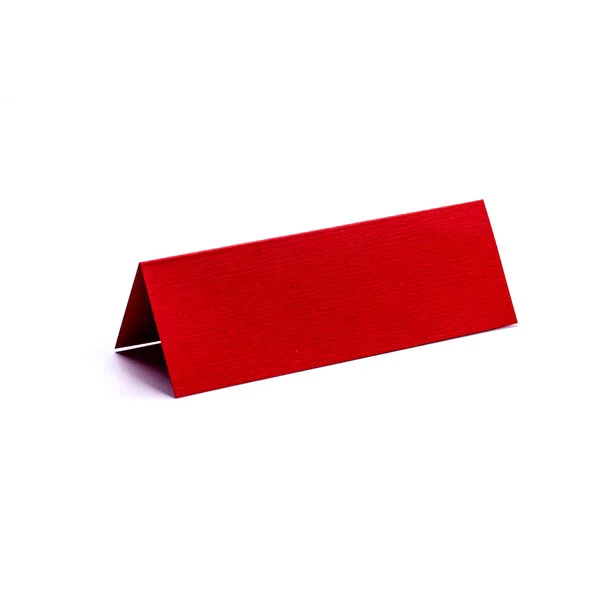 Paper Exclusive Placeringskort, 240 g, 10 x 7 cm, 10 st Röd