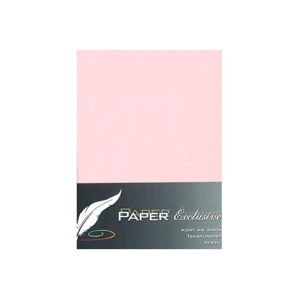 Paper Exclusive Dubbelkort A6, 240 g, 10 st Blossom