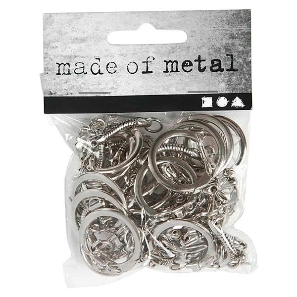 Nyckelringar med kedja, 25 st