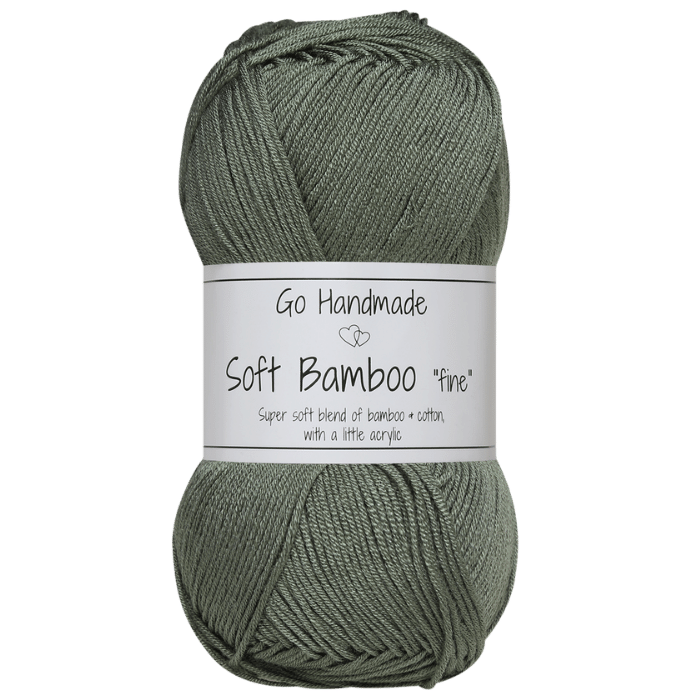 Go Handmade Soft Bamboo Fine 17425 Jaktgrön