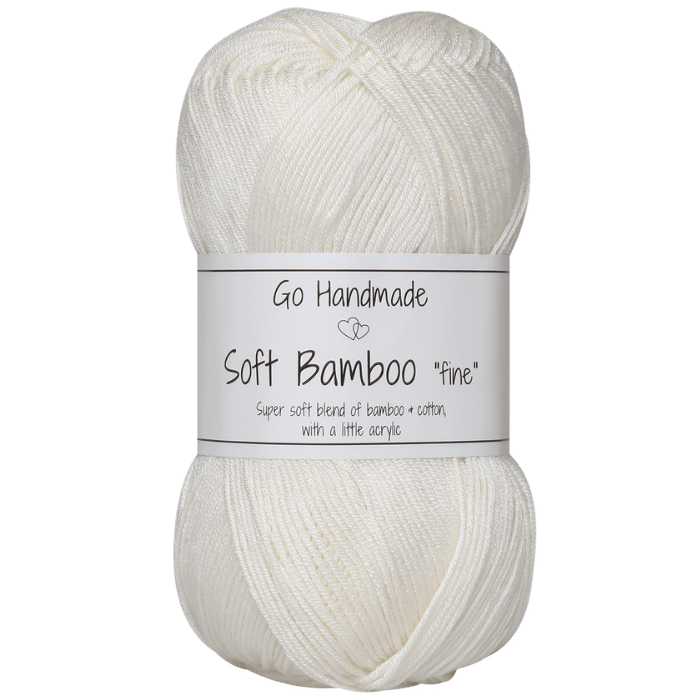 Go Handmade Soft Bamboo Fine 17426 Elfenben