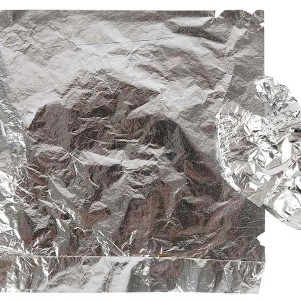 Bladmetall, 16 x 16 cm, 25 ark Silver
