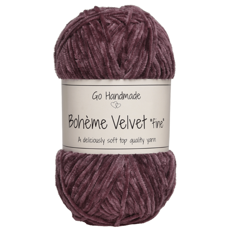 Go Handmade Bohème Velvet Fine 17680 Mörk lavendel