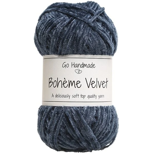 Go Handmade Bohème Velvet Fine 17612 Blå