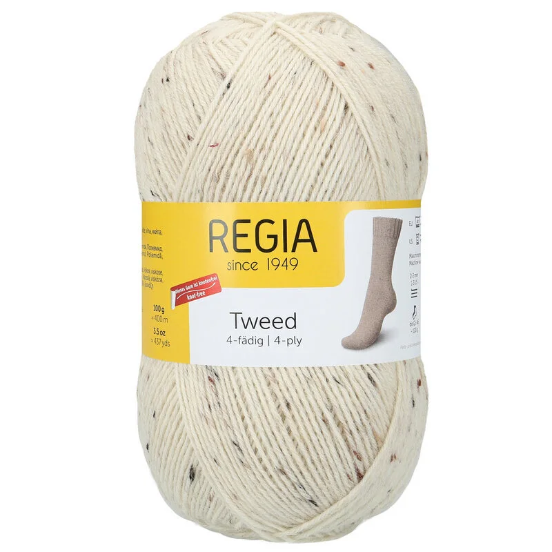 Regia Tweed 002 Natur tweed