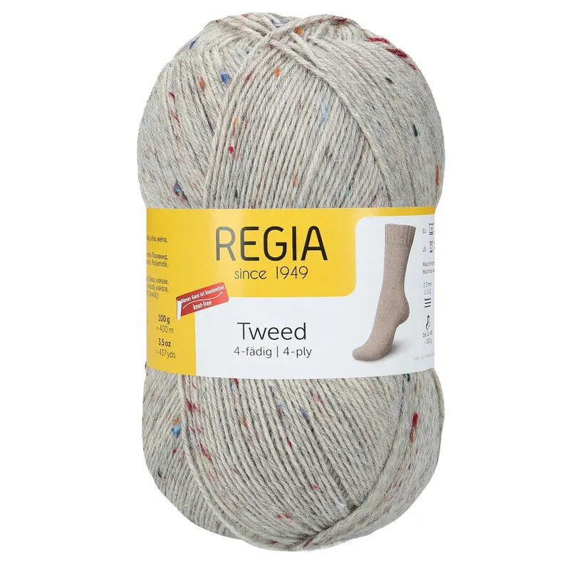 Regia Tweed 090 Ljusgrå tweed