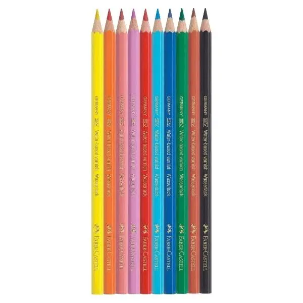 Faber-Castell Crayons plats 12 st