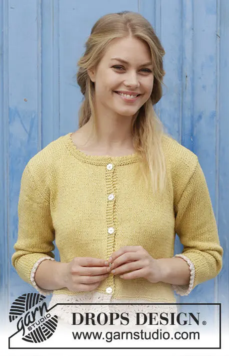 187-13 Adele Cardigan by DROPS Design