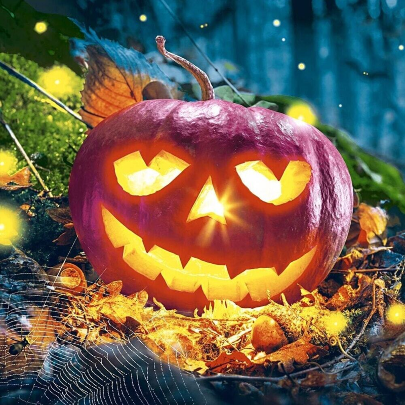 Servetter, Halloween, 33x33 cm, 20 st. Pumpa