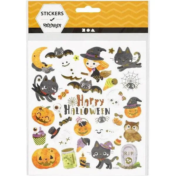 Stickers, Halloween Motiv, 32 st, 1 ark