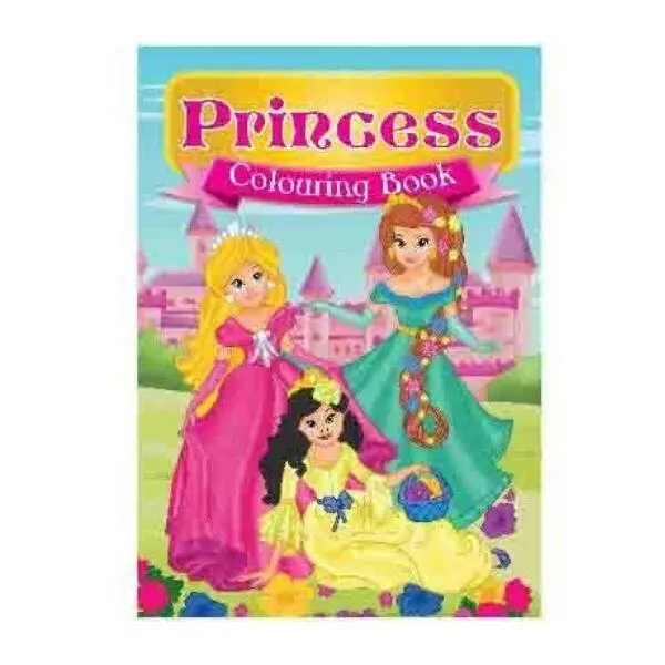 Målarbok A4 Princess 2, 16 sidor