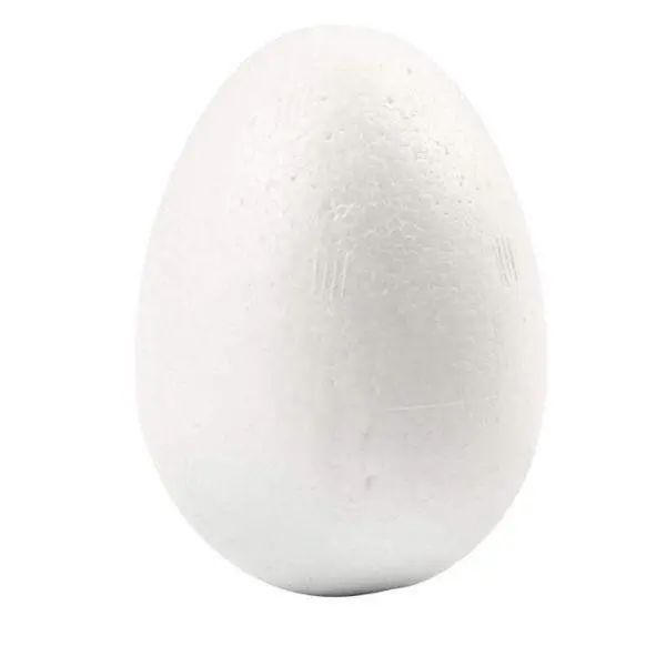 Ägg ev frigolit, 6 cm, 50 st.