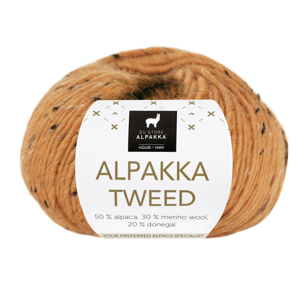 Du Store Alpakka Tweed 136 Saffransgul