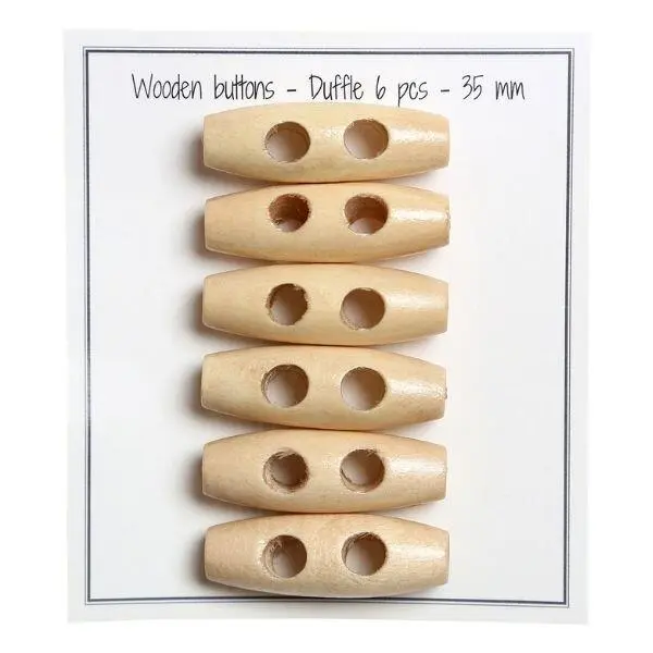 Go Handmade Duffle 35 mm, 6 St. Natural