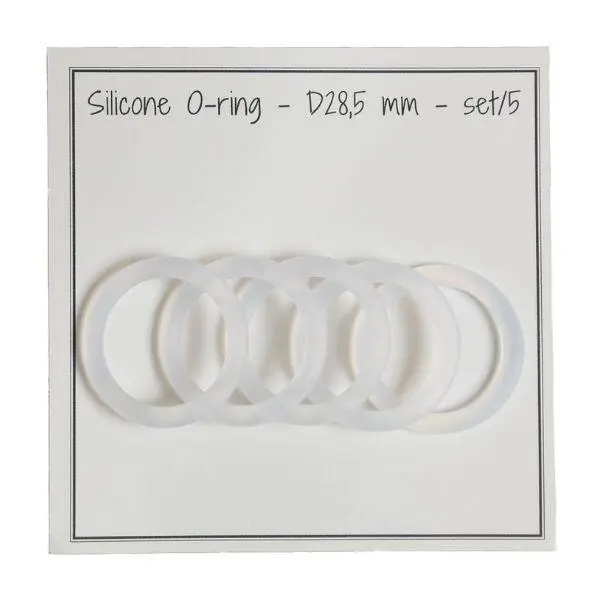 Go Handmade Silikon O-ringar (5 St.), Transparent