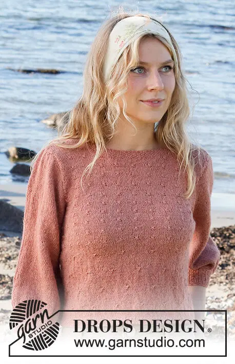 221-39 Copper Harbor Sweater by DROPS Design