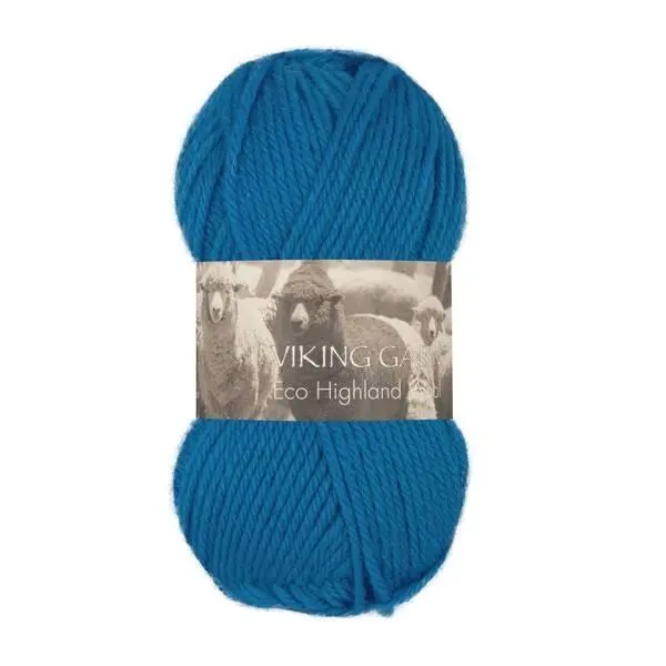 Viking Eco Highland Wool 225 Kungsblått