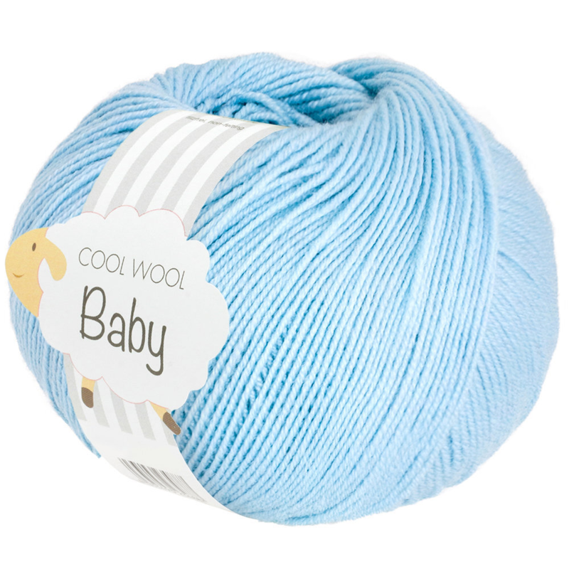 Lana Grossa Cool Wool Baby 321 Pastellblå