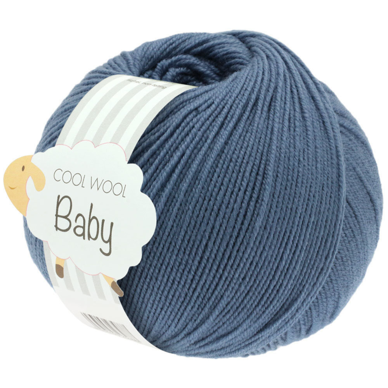 Lana Grossa Cool Wool Baby 263 Duvblå