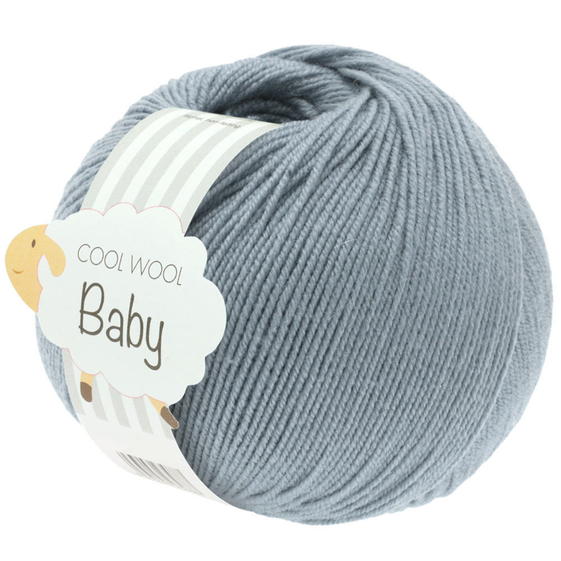 Lana Grossa Cool Wool Baby 264 Gråblå