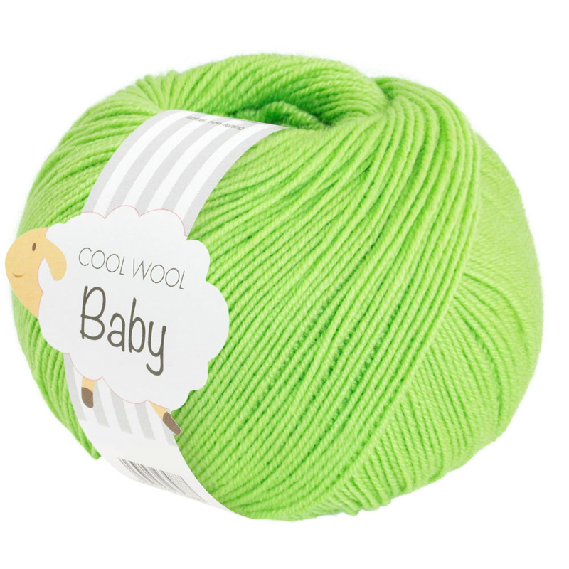 Lana Grossa Cool Wool Baby 319 Vårgrön